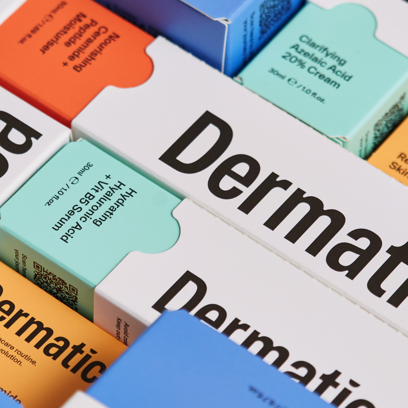 Dermatica products packaging